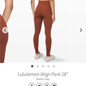 Lululemon align Leggings size 6